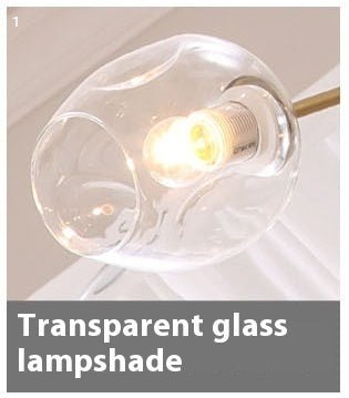 Transparent Glass Lampshade