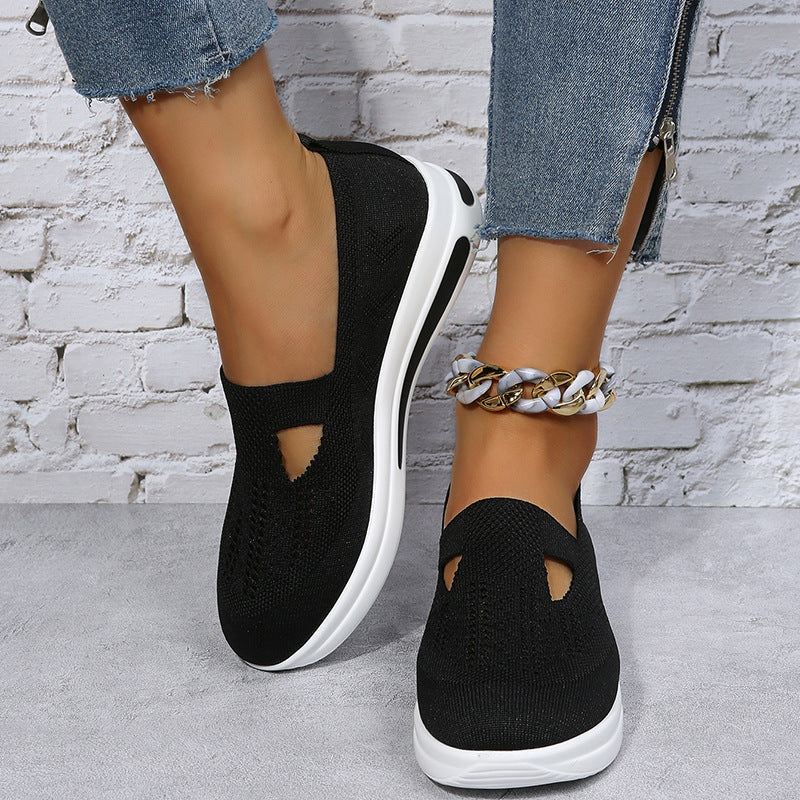 Flat Platform Wedge Casual Sneakers | Honeybee77